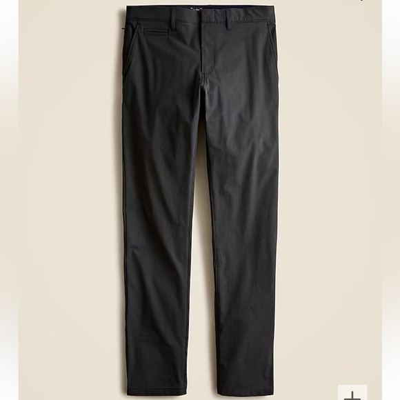 J. Crew 484 Slim-fit tech pant in Black size 32/32 NWT AW005 - Picture 5 of 12